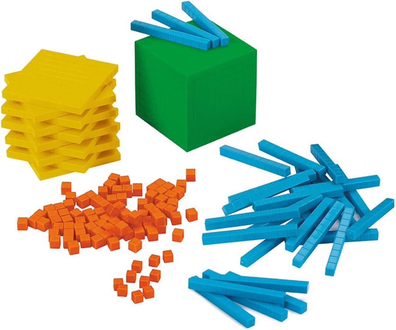 EAI Education Base Ten: Differentiated Plastic - Set of 161