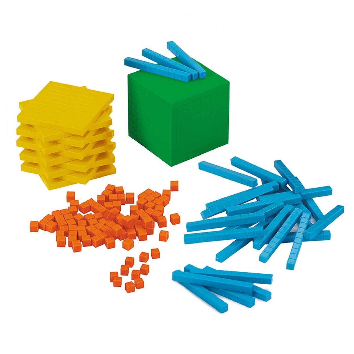 EAI Education Base Ten: Differentiated Plastic - Set of 161