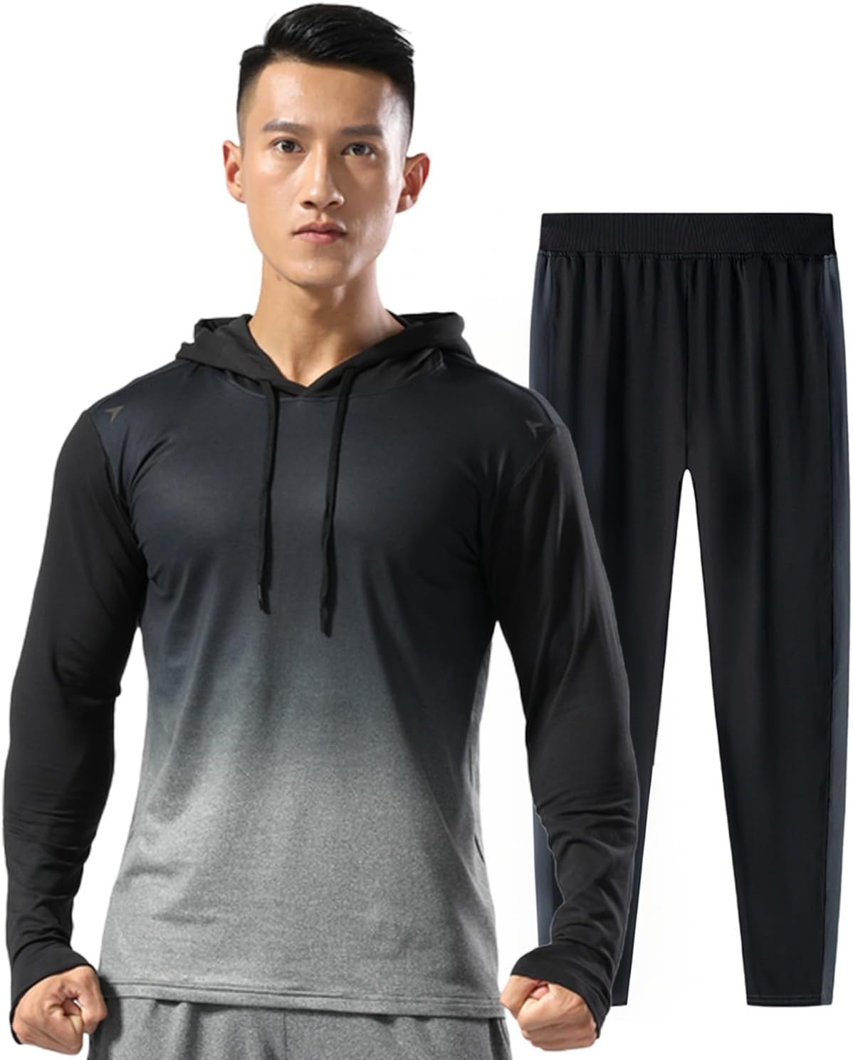 [Zummit Trek] ジャージ 上下セット メンズ スポーツウェア 吸汗速乾 カジュアル パーカー トレーニングウェア ウォー