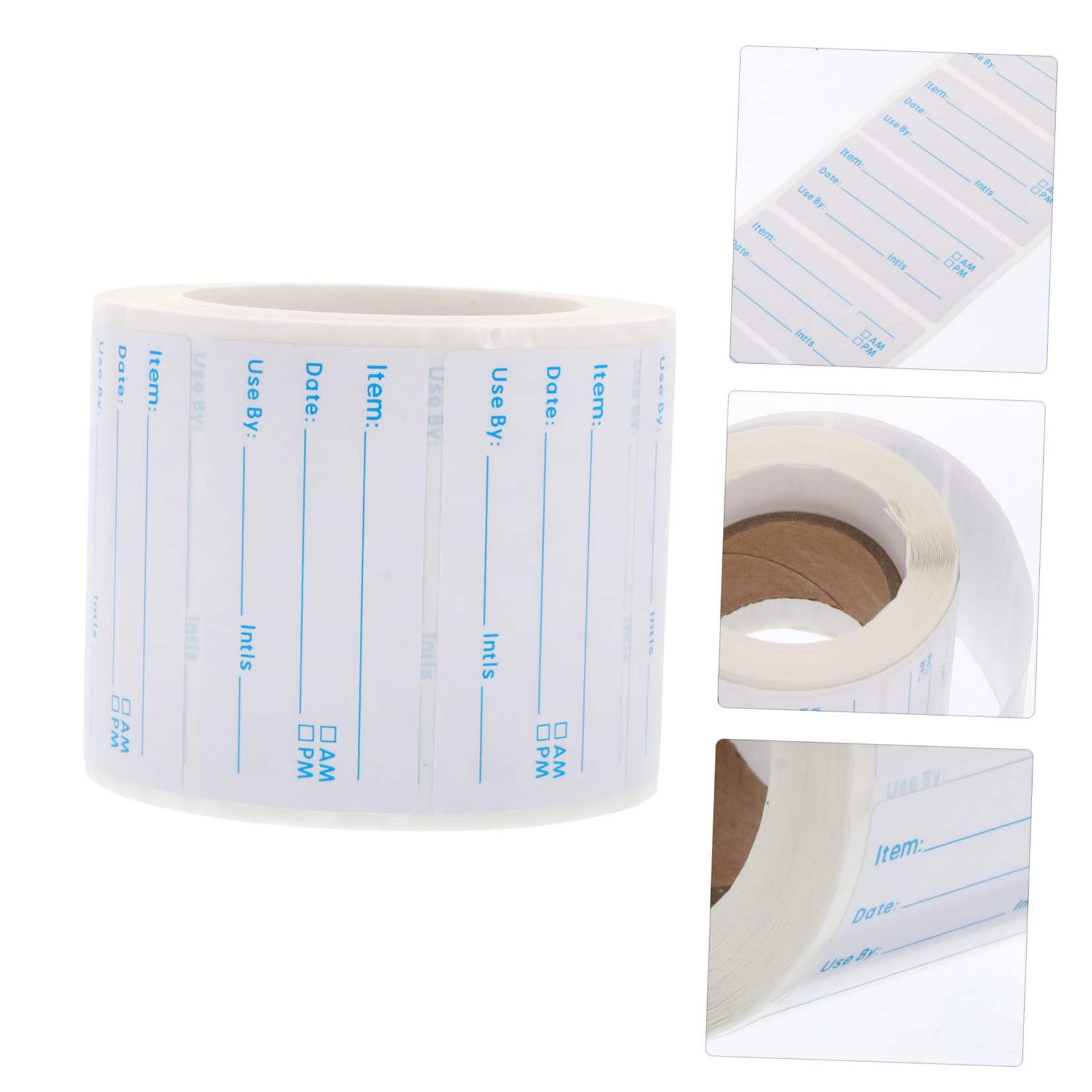 TEHAUX 10rotoli Etichette Alimentari Adesive Etichette Data Scrivibili Per Congelatore Cucina e Ristorante Resistenti e Facili Da Applicare Per Tracciabilità e Organizzazione Cibi