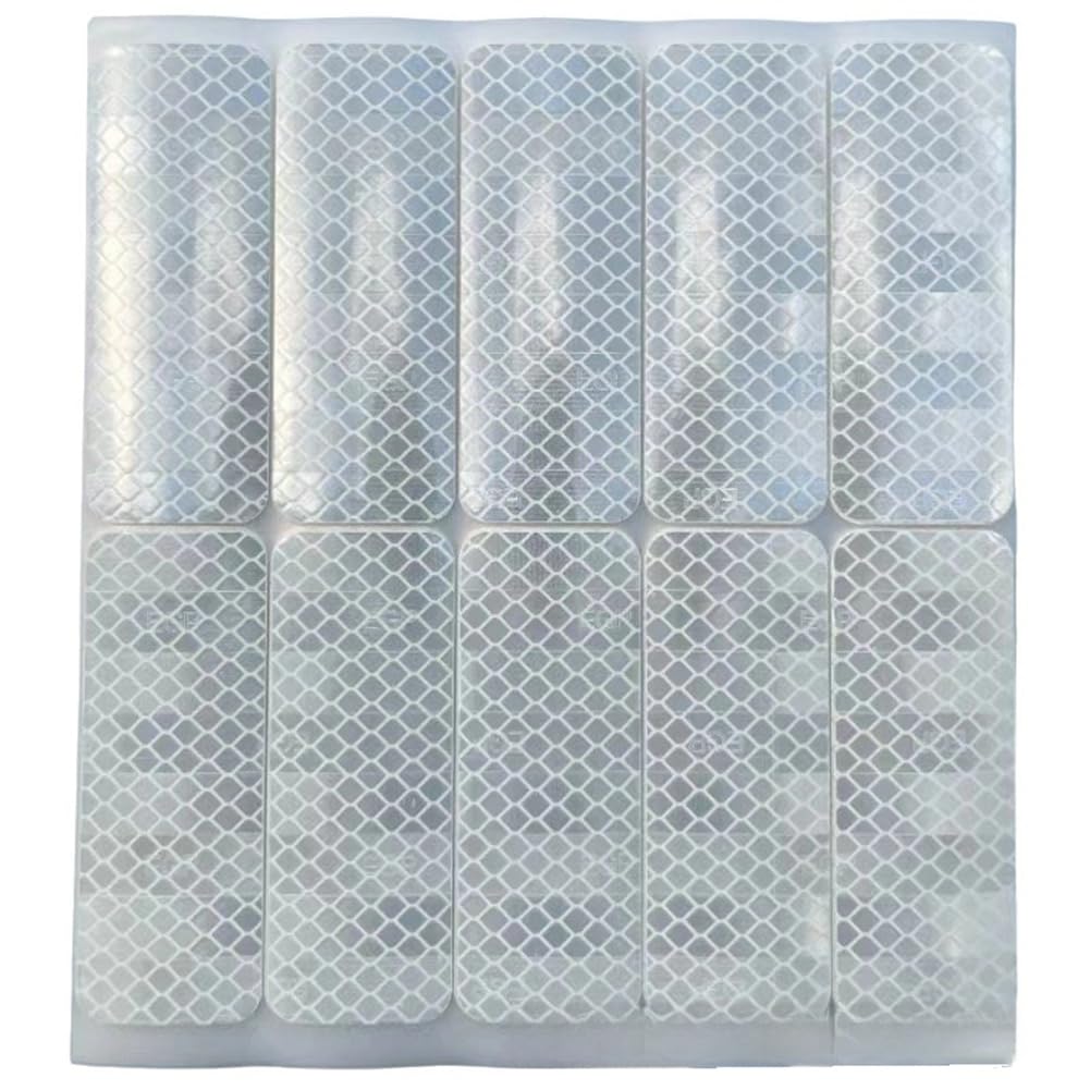 Onchdbfhuu Car Bumper Reflective Stickers Reflective Warning Strips Tape Safety Reflective Stickers Decals Safety Warning