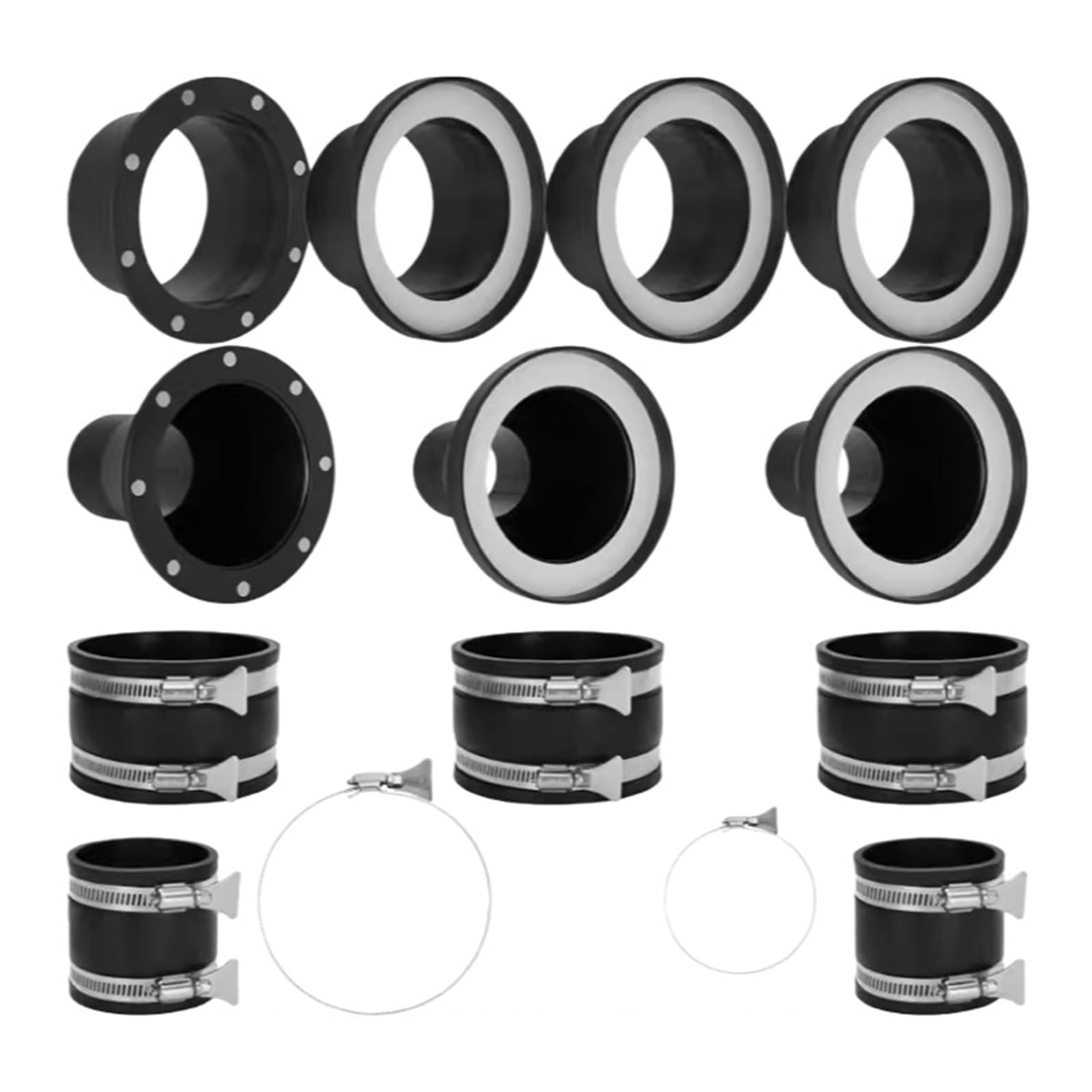ABS Collection Joiners 13PCS Package for Easy Switching Between Woodworking Machines Woodshop Vacuum Adapter