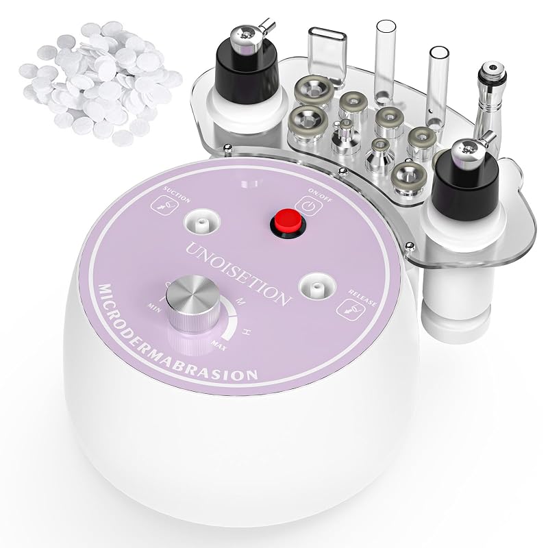 Máquina de microdermoabrasão com ponta de diamante UNOISETION Pure White