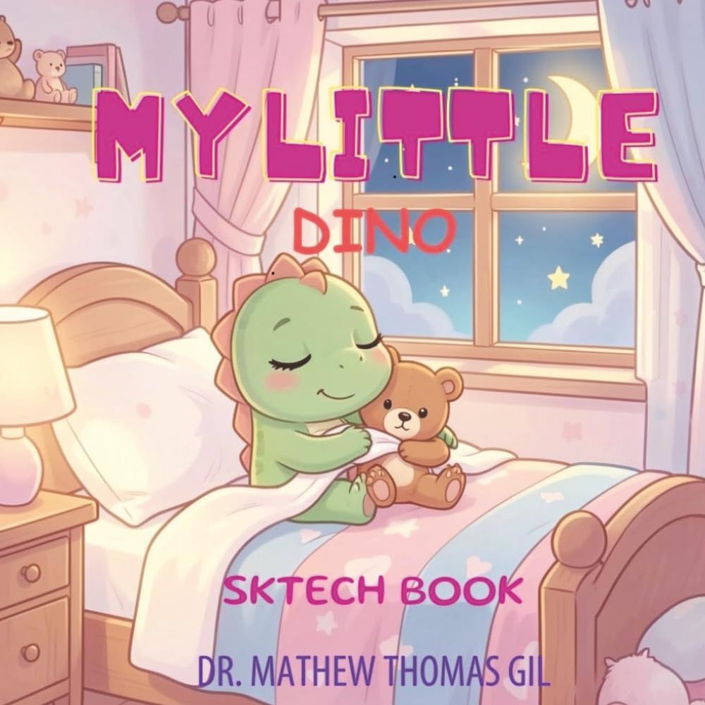 MY LITTLE DINO: 50 Cute Dinosaur Sketches for Kids | Cozy and Easy Coloring Pages for Boys and Girls Ages 3–7