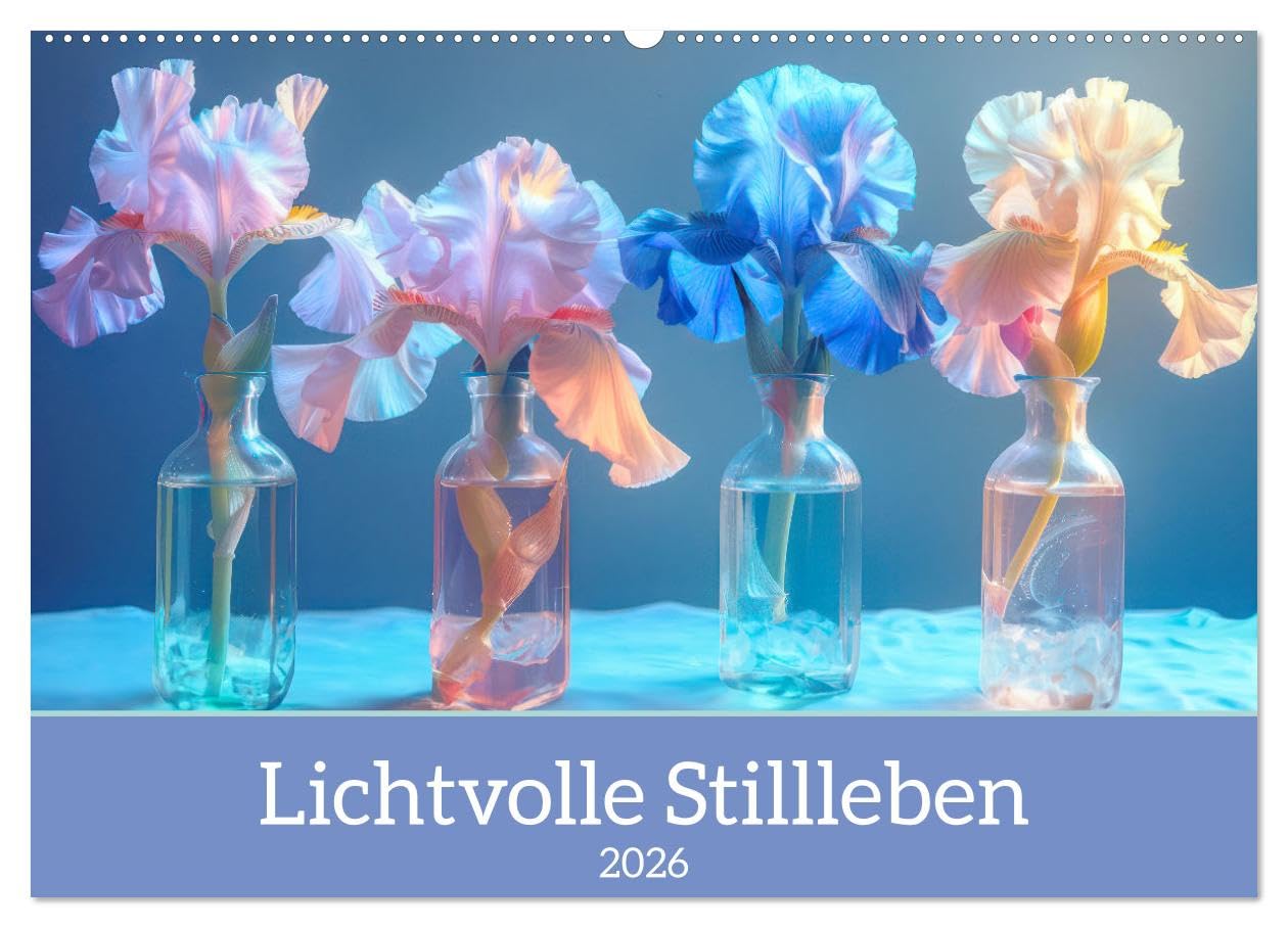 Lichtvolle Stillleben (Wandkalender 2026 DIN A2 quer), CALVENDO Monatskalender: Inszenierte Dekoration (CALVENDO Natur)