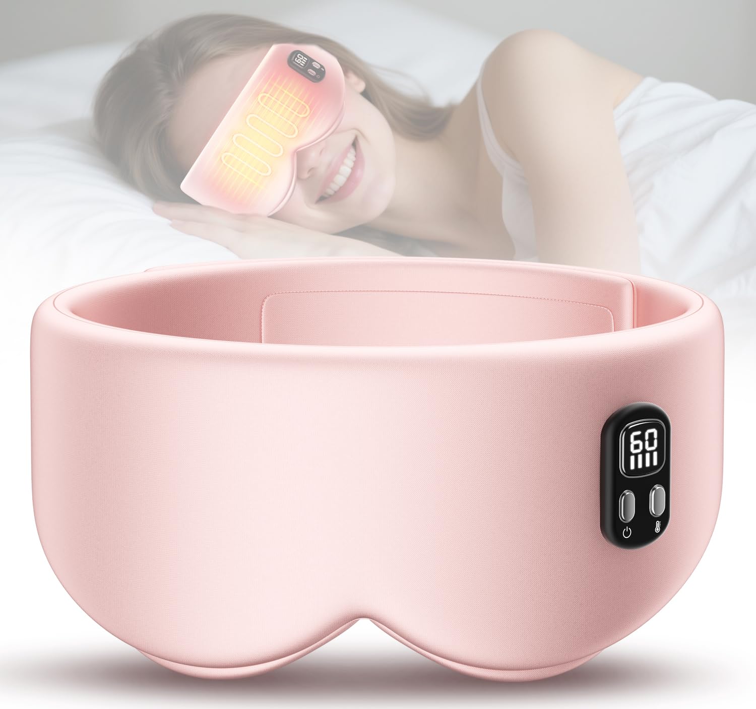 Anydance Heated Eye Mask - Cordless Eye Mask for Dry Eyes Eye Relief Improved Sleep Timed Shutdown 4