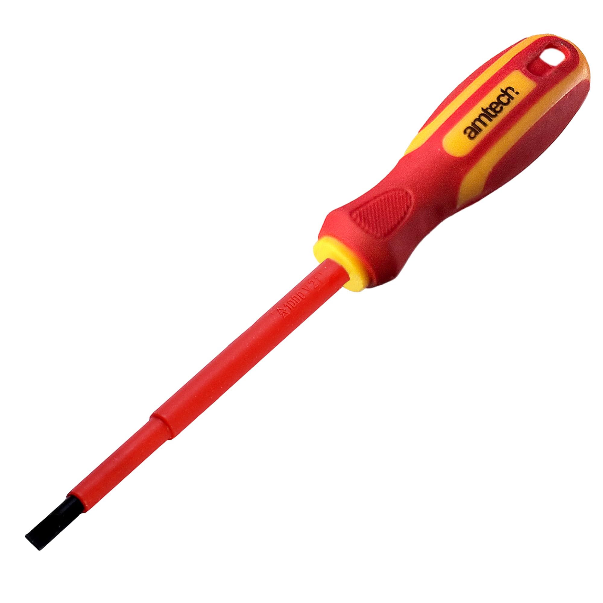Amtech L0659 5.5Mm X 125Mm Slotted Vdeâ¢ 1000V Electrical Screwdriver 5032759039692