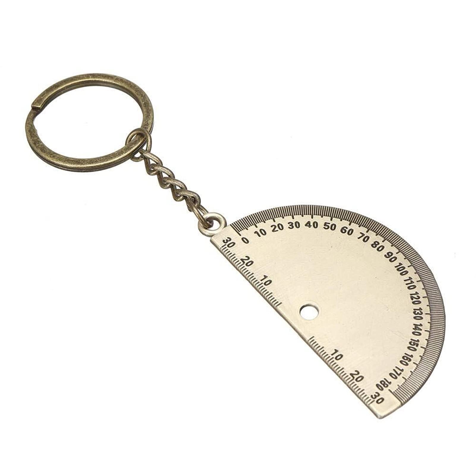 Wysokoprecyzyjny kątownik szybki, Suwmiarka 180 stopni Linijka kątowa Brelok Narzędzia do obróbki drewna Złoto 5,8 x 3,4 cm