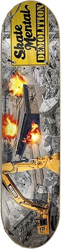 Skate Mental Curtin Blow That Place Up Skateboard Deck -8.0 - Montado como patinetas completas