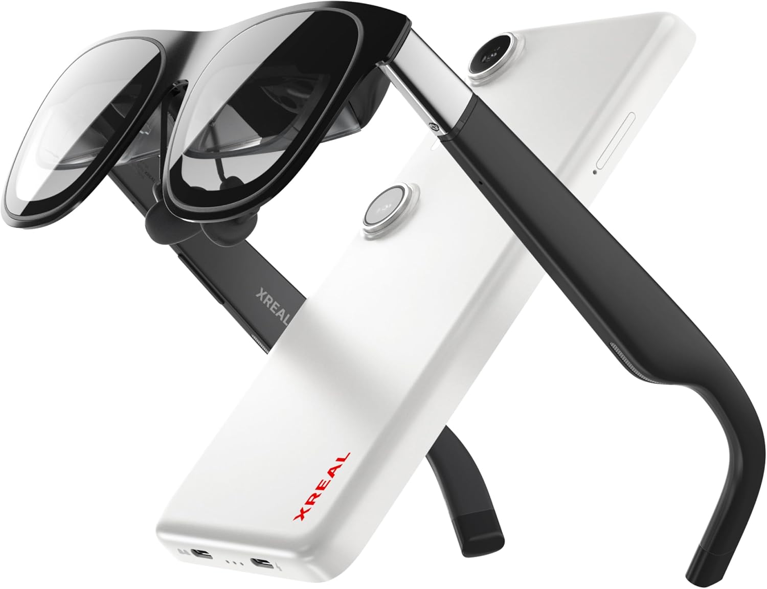 XREAL ONE AR Glasses and Beam Pro WiFi (6G+128G) Bundle– Supports All Google Play Store Apps, Elevate Your Spatial Experience