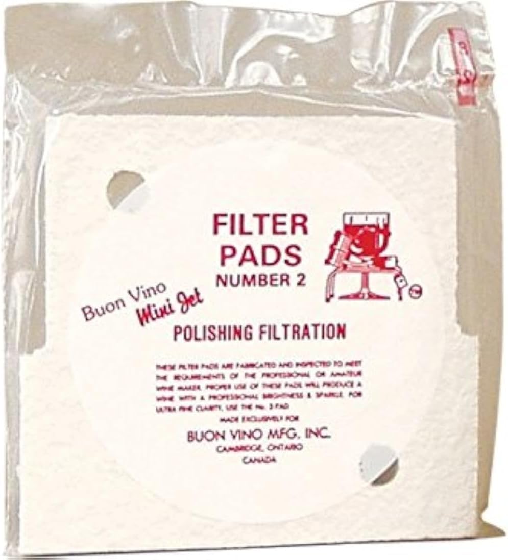 Buon Vino Mini Jet Filter Pads (3) - Fine (Polish) (Pack of 10)