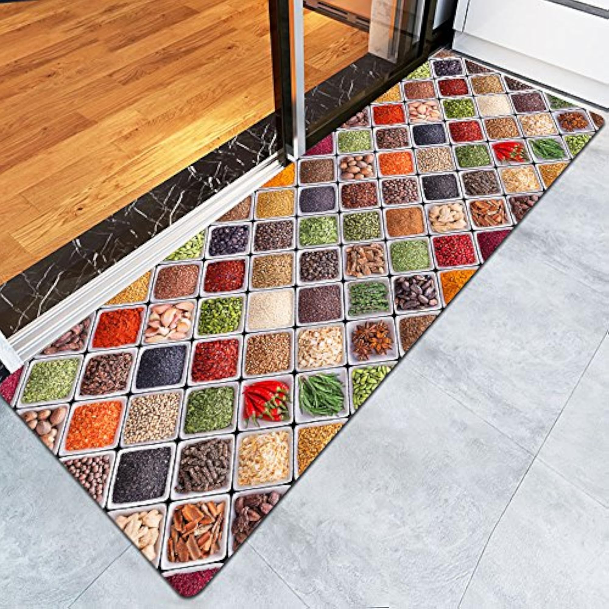 3D Digital Printed Runner for Kitchen and Lobby Decor