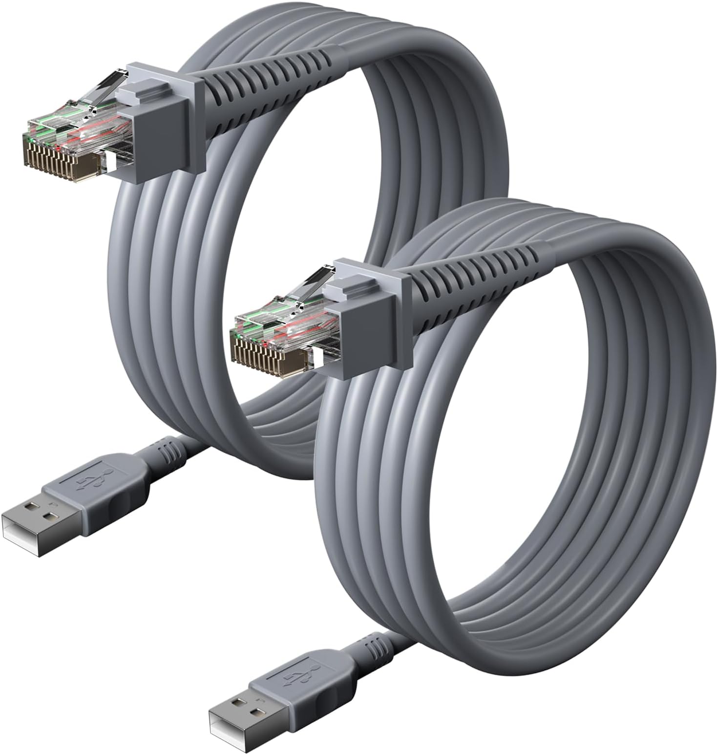 (2PCS) 6ft Barcode Scanner USB Cable GD4130 for Datalogic GD4500 Cable GD4310 GD4300 GD4330 GD4410 GD4430 GD4400 GPS4490 GD4590 GD4590-BK GD4590BK QD2131 QD2430 GD4590HD GD4590 GD4132 Cord