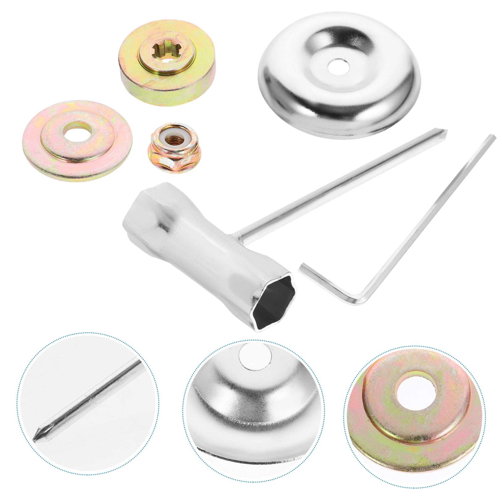 INOOMP 5juegos Accesorios para Cortacésped y Desbrozadora De para Cortar Césped Campos De Agua y Secos
