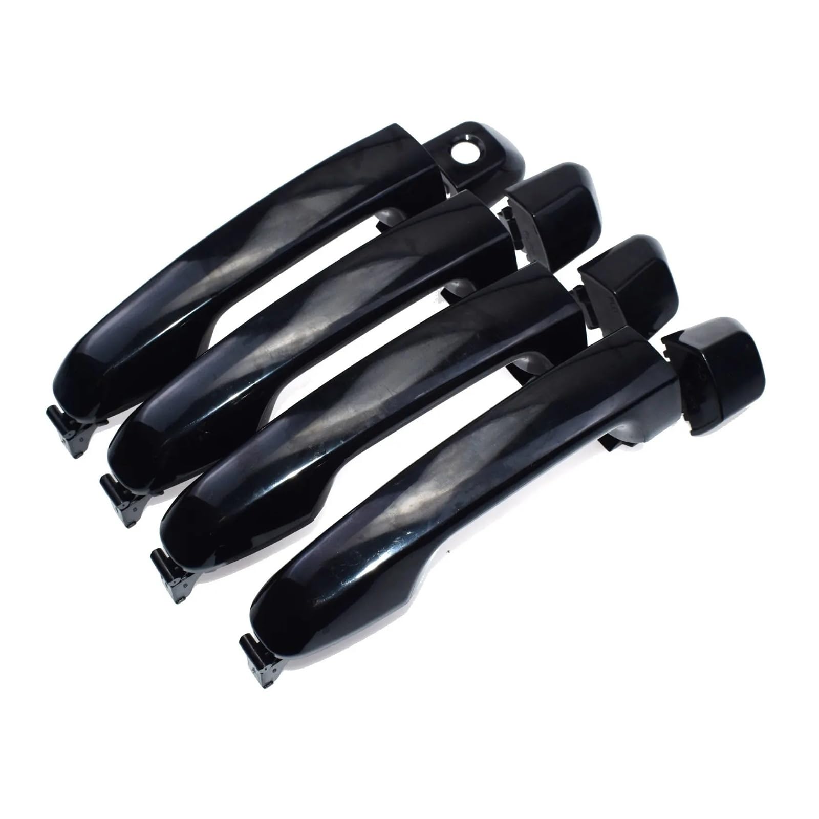 Ohkylsd 4 Piece Door Handle Black Exterior Door Handle 69211-60090 69211-60090 69211-60090 For Toyota For 4Runner For Prado For Landcruiser 2010-2017 Replacement Handles(4 Piece)