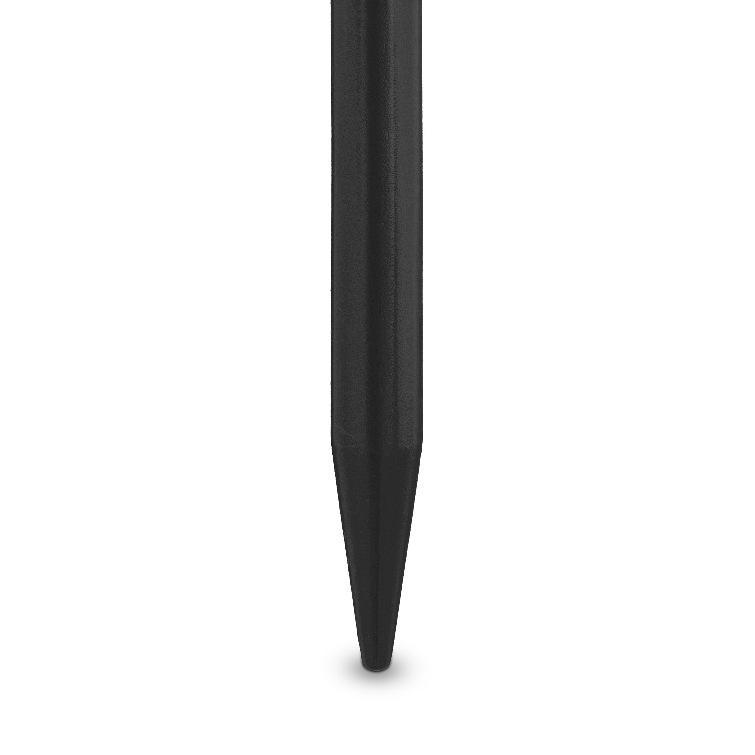 Relaxdays Zestaw 12 śledzi do ziemi do twardych podłóg, 20 cm, stal, stabilne kotwy do podłoża na kemping, czarne