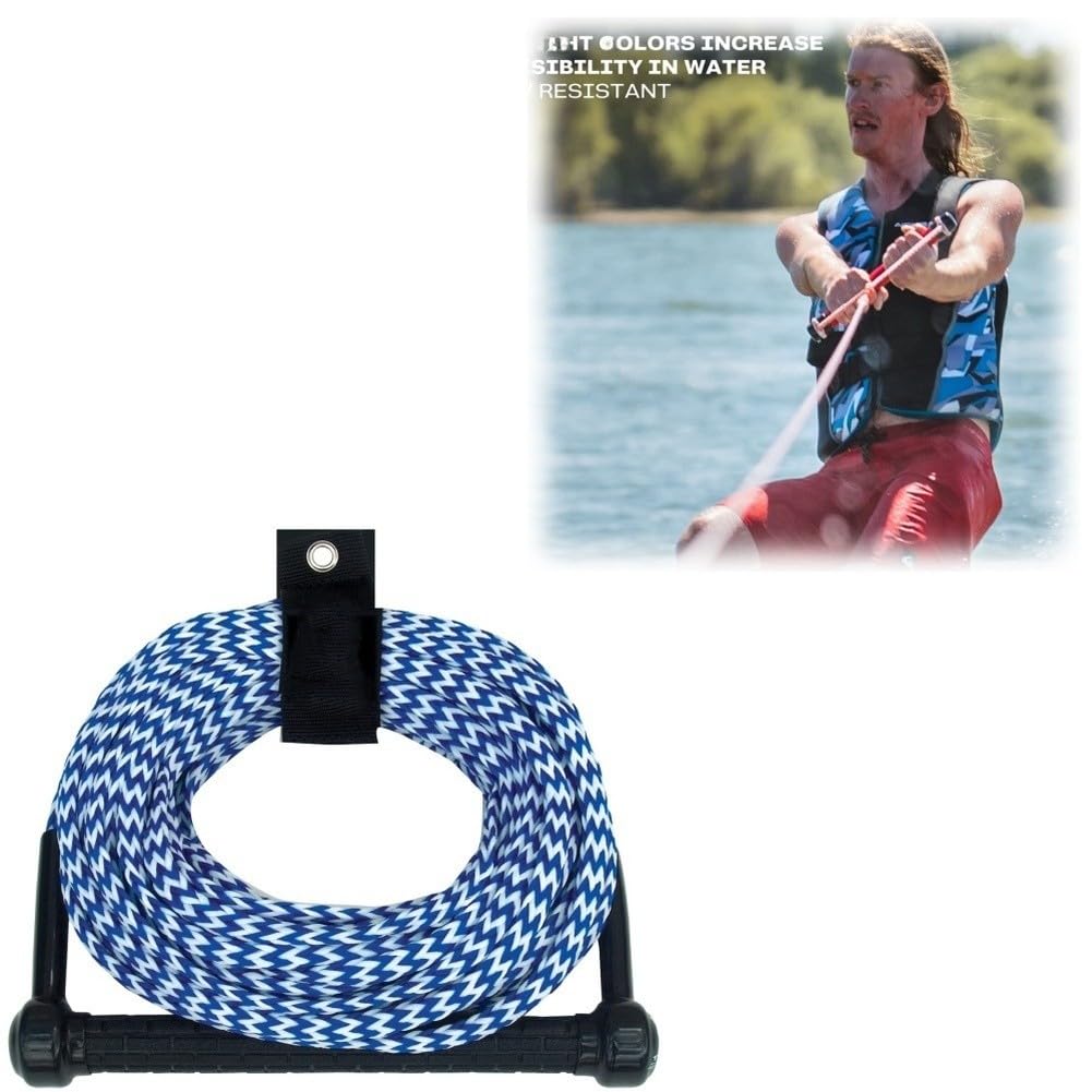 60ft per la corda dello sci d'acqua con il wakeboard della tubatura della maniglia, cavo di traino del PVC luminoso UV