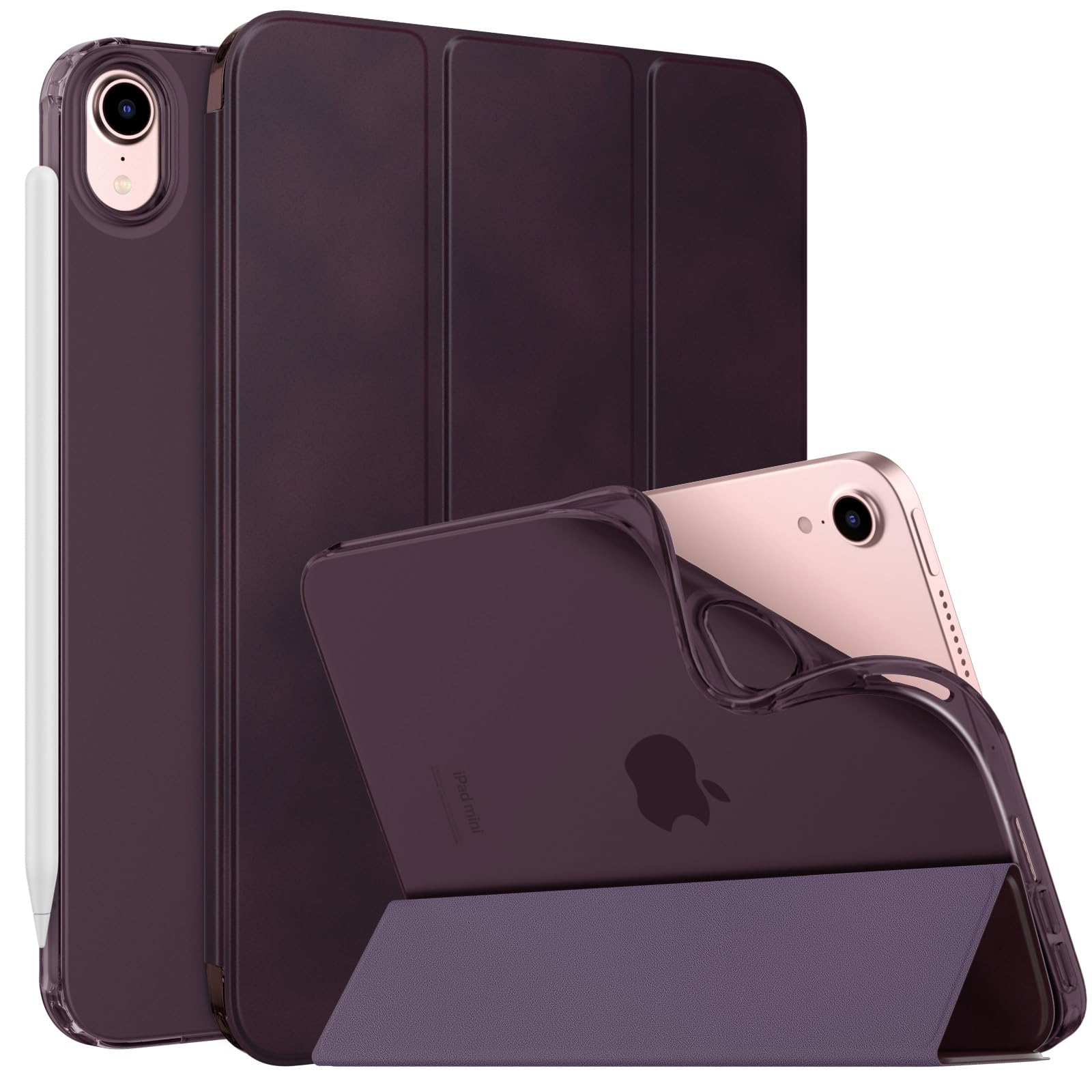 Amazon.com: MoKo Case Fit New iPad mini 7 (A17 Pro) 2024, iPad