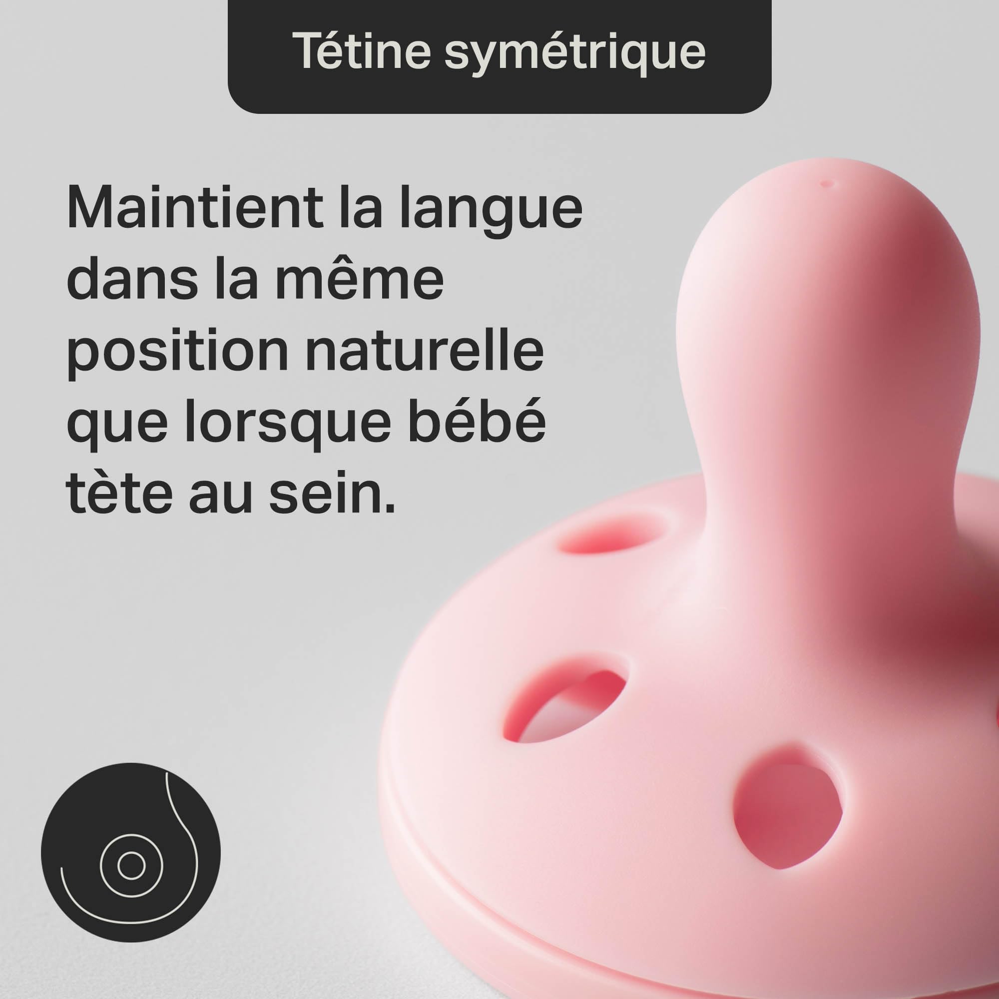 Tommee Tippee Sucette Imitant le Sein 0-6 Mois Lot de 4 Silicone Orthodontique