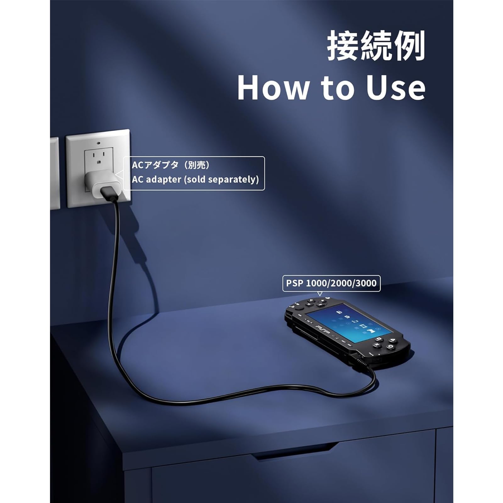 Amazon.co.jp: PSP 充電器 カーナビゴリラ用 USB(A) to DC4.0/1.7mm