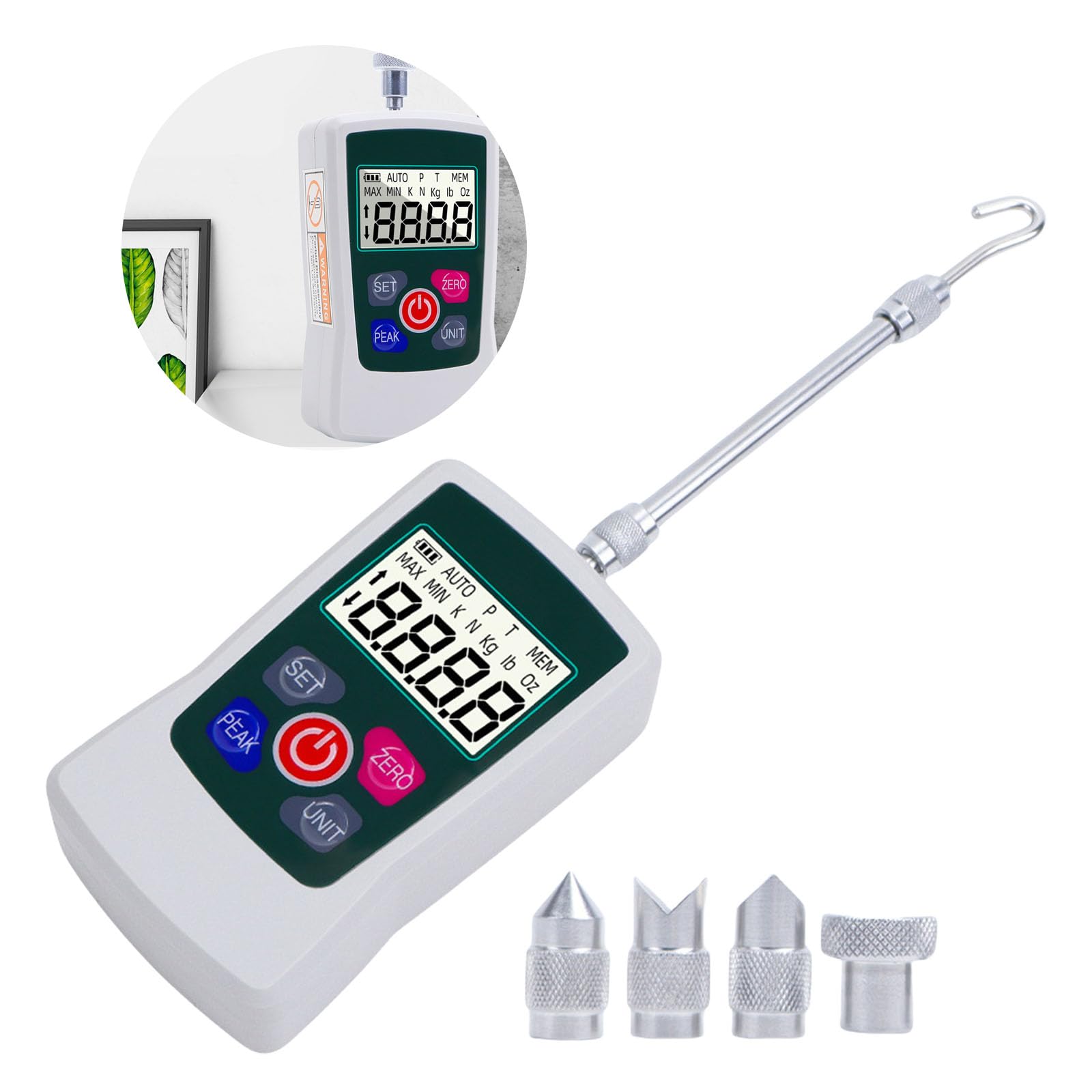 Jauges de force numériques Testeur de laboratoire Équipement de test de recherche ABS pour une mesure précise dans la recherche Outil de mesure portable