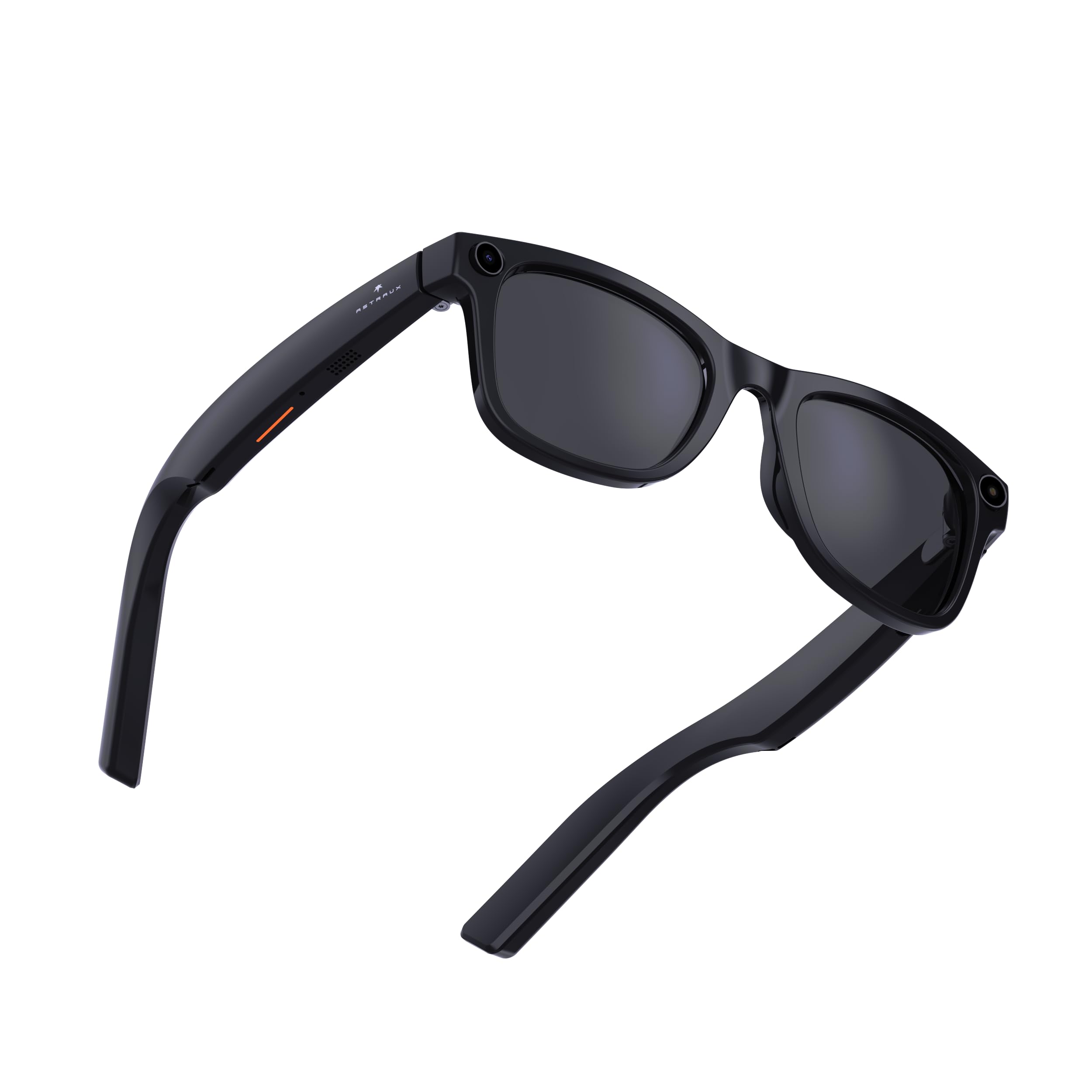 IMIKI MYVU Smart Glasses AR - Gafas AR con Pantalla microLED, función de traducción en Tiempo Real, GPS Integrado, teleprompter Integrado, Color Negro