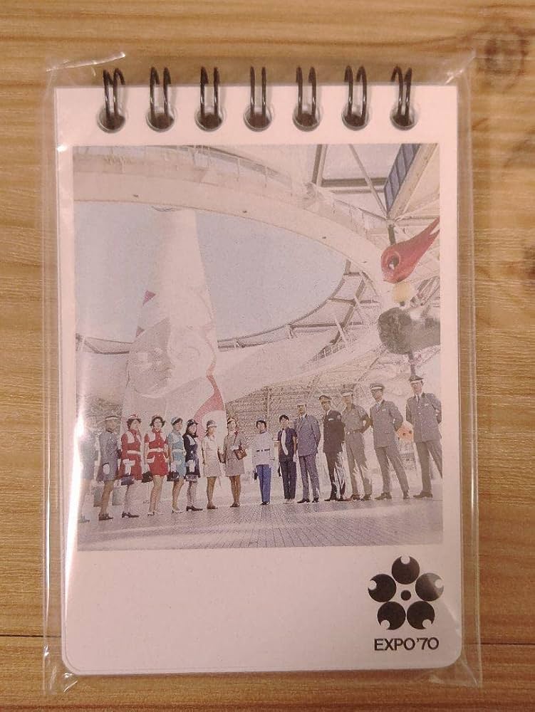 Amazon.co.jp: 70 万博 ミニ リングメモ 太陽の塔 : 文房具