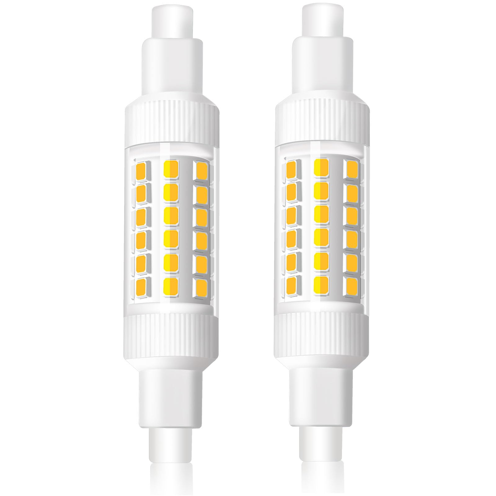 Caldarax R7s LED 78mm Leuchtmittel 8W, Neutralweiß 4000K Lampe LED R7S, Ersatz 70W J78 Linear Halogenstab, 830LM, AC220-240V, Nicht Dimmbar, 360° Abstrahlwinkel, 2 Stück