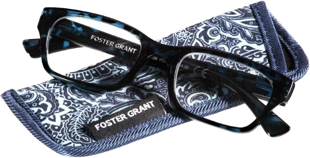 Foster GrantEyesential Reading Glasses Hailey Blue 1.50