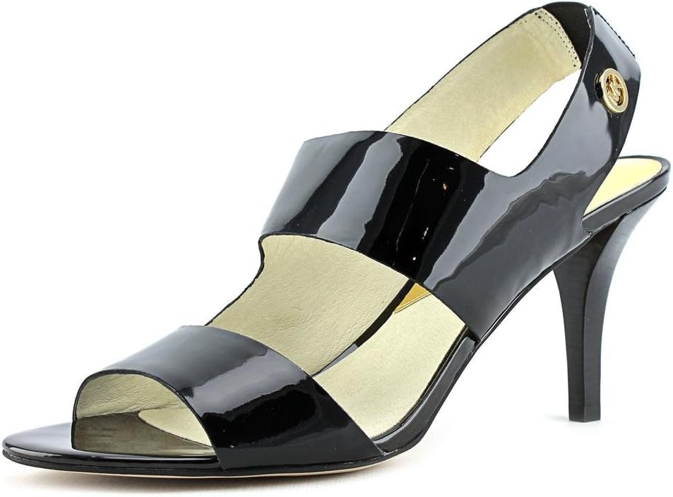 Michael Michael Kors Rochelle Open Toe Women US 8.5 Black Sandals