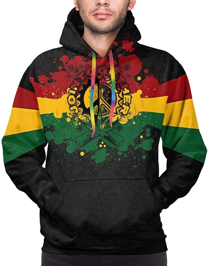 Amazon Co Jp Rasta Peace Reggae Background メンズ 流行 Logo 長袖 野球ジャケット スタジャンパーカー 秋 長袖 厚手 防寒 防風 登山 ゴルフウェア アウター おしゃれ ファッション