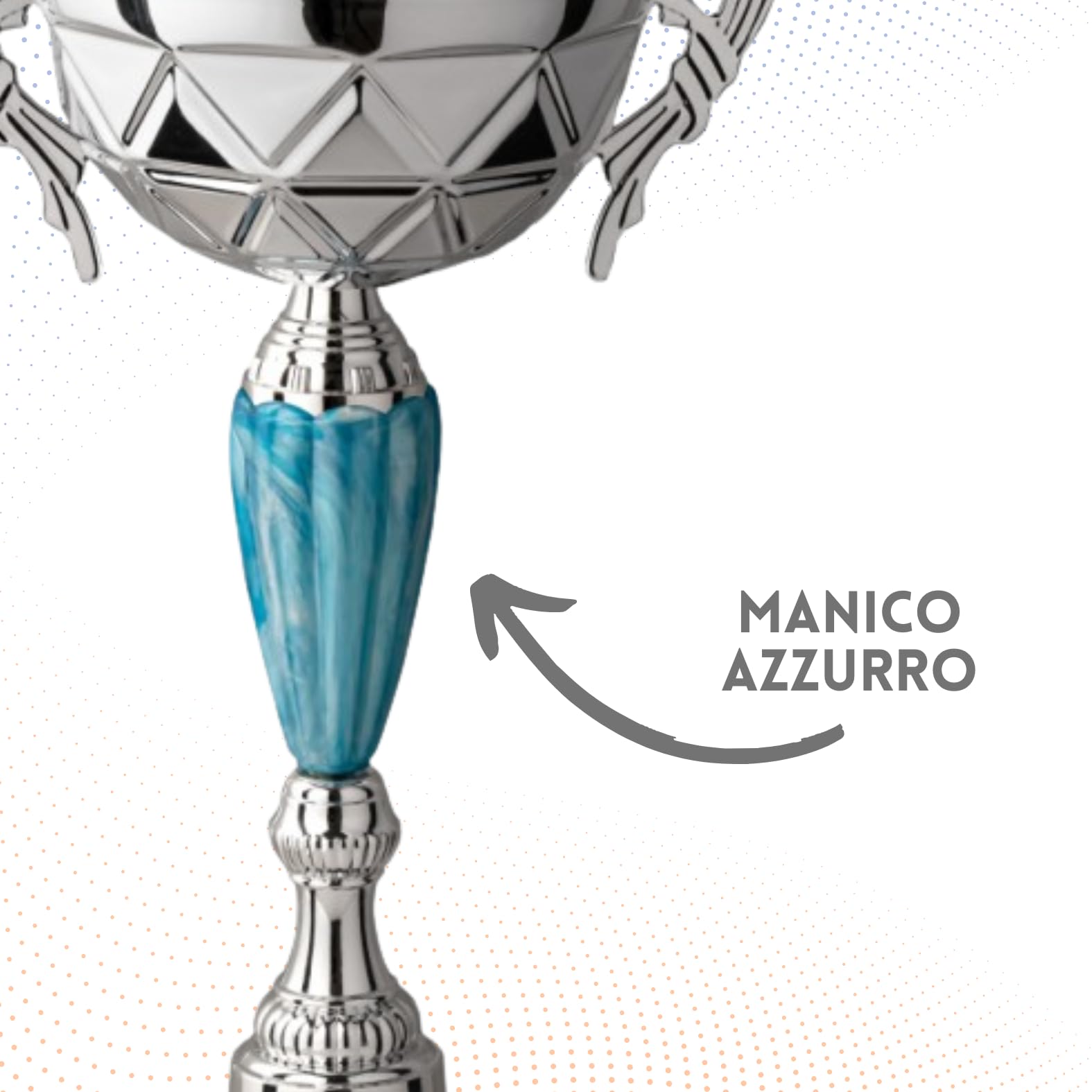 Coppa Trofeo Personalizzabile Grande in Metallo Varie Misure Calcio, Fantacalcio, Tennis, Padel, Basket Premiazioni Sportive ed Eventi con Targhetta Personalizzata cod 8.651
