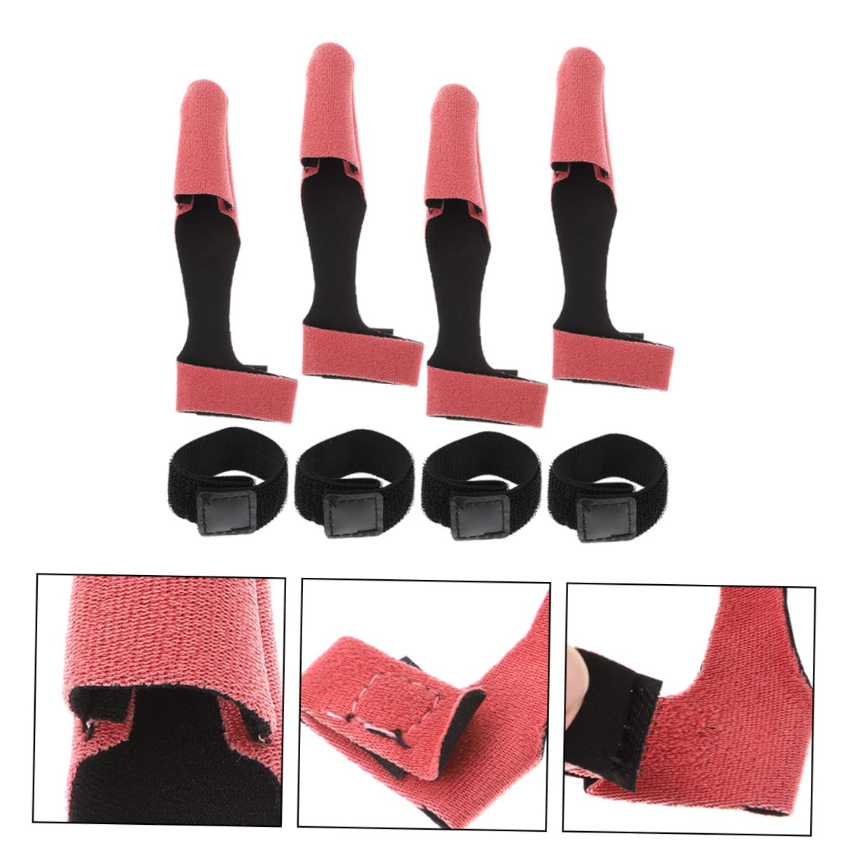 20 Sets Angelrute Riemen Kit Angelgerät Zubehör Rod Pole Abdeckung Fall
