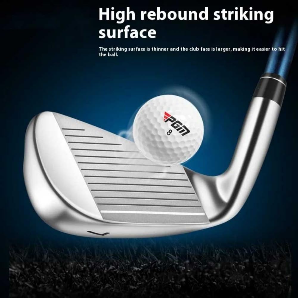 Hierro de golf para hombre acero inoxidable 7ª caña bajo centro de gravedad