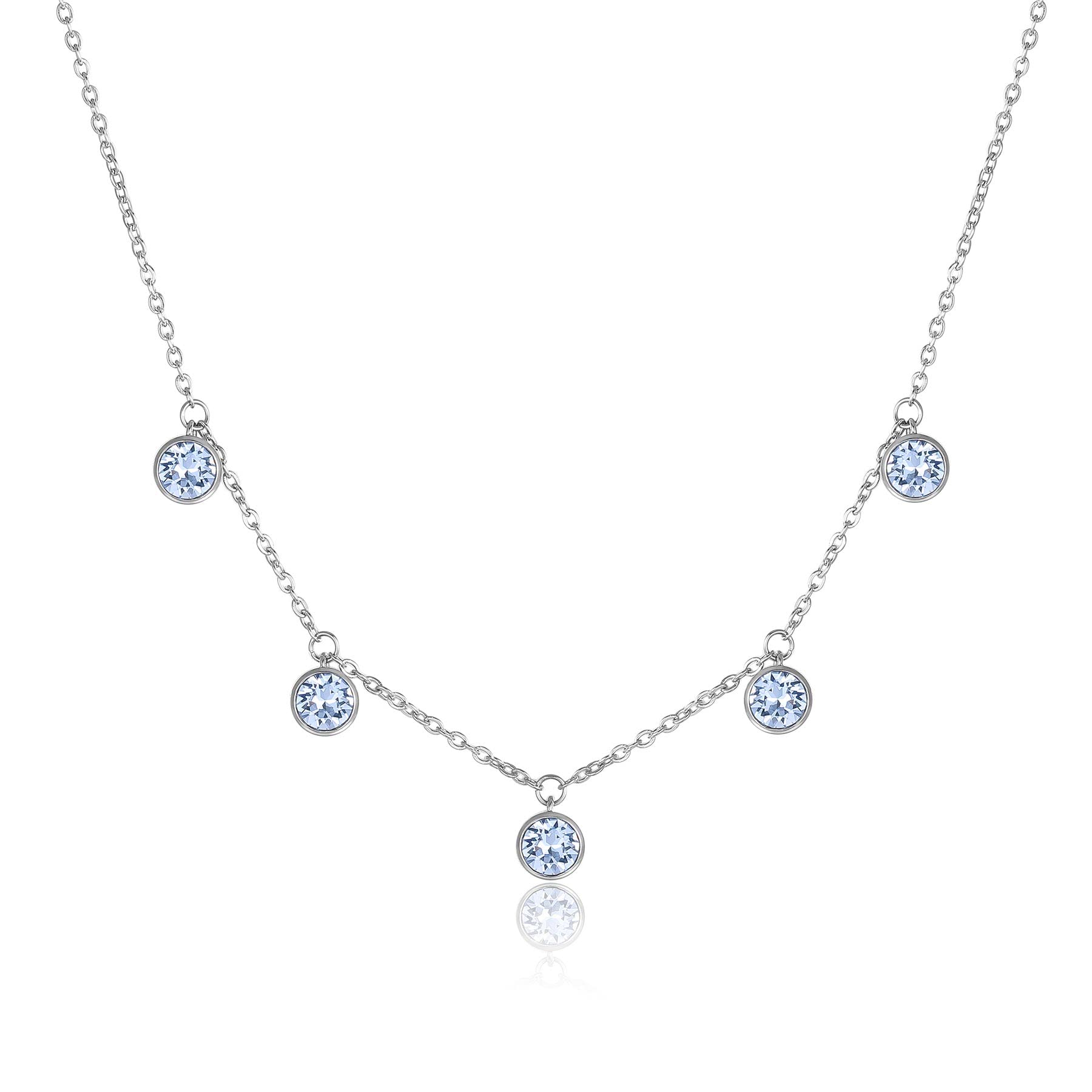 Brosway Collana Donna, Collana in Acciaio e Cristalli | Collezione Symphonia - BYM08