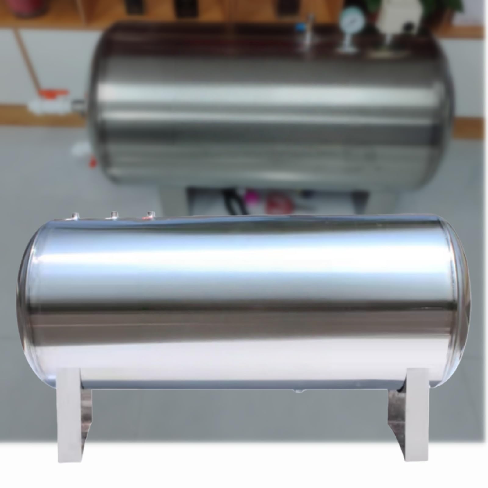 Horizontaler Druckbehälter Für Den Hausgebrauch, Wasserspeicher Aus Edelstahl, Geeignet Für Die Wasserversorgung In Haushalten, In Der Landwirtschaft(300L/79.2Gal)