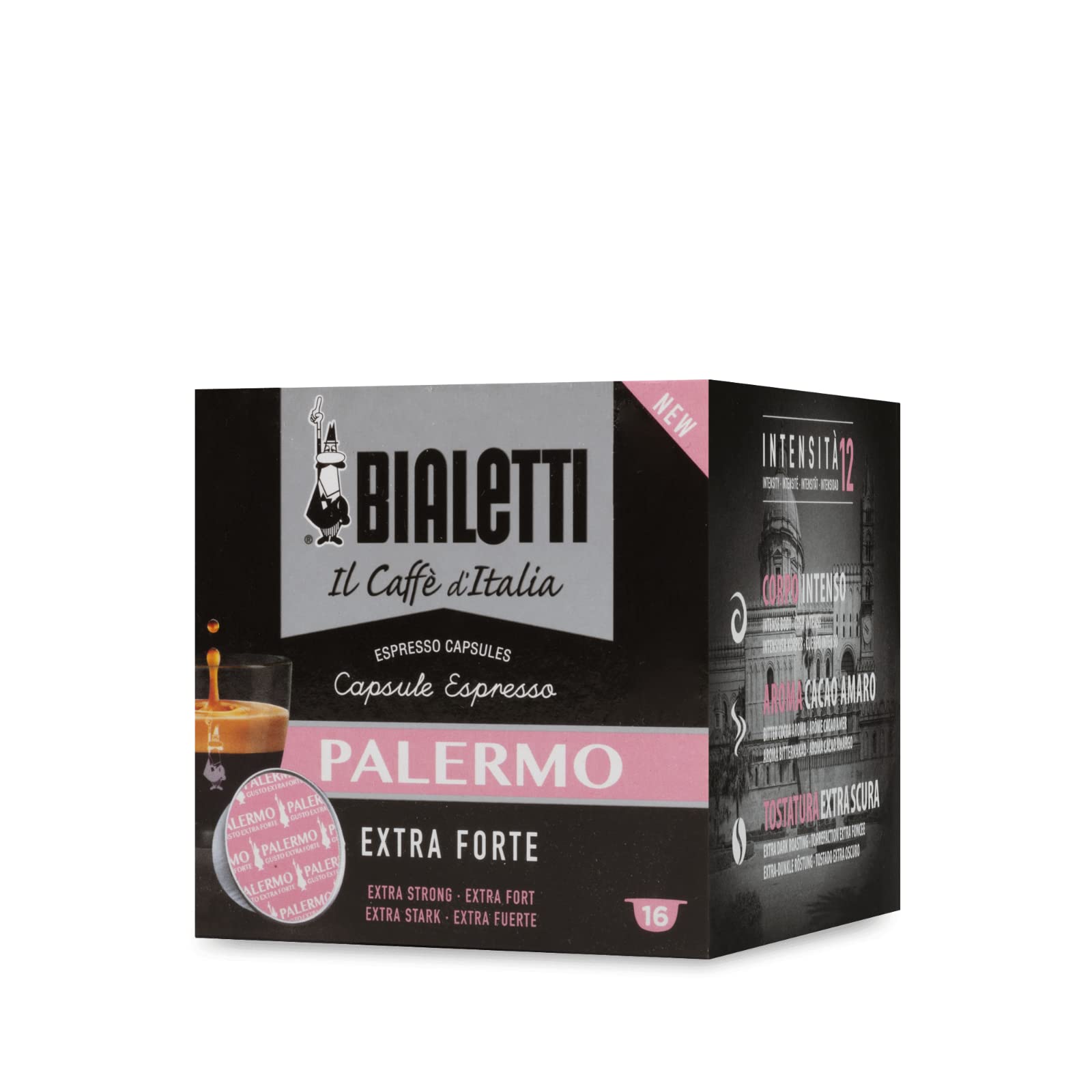 BIALETTI 128 cápsulas de café a elegir para Mokespresso Mokona Mini Express