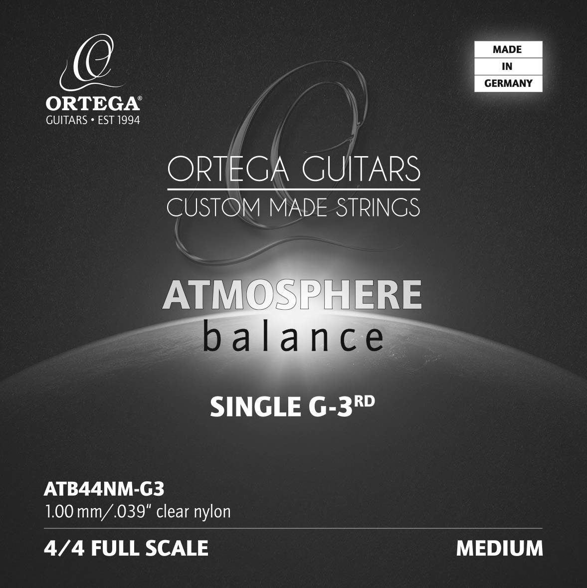ORTEGA Atmosphere Balance Series String - Medium Tension Clear Nylon 0.39 (ATB44NM-G3)