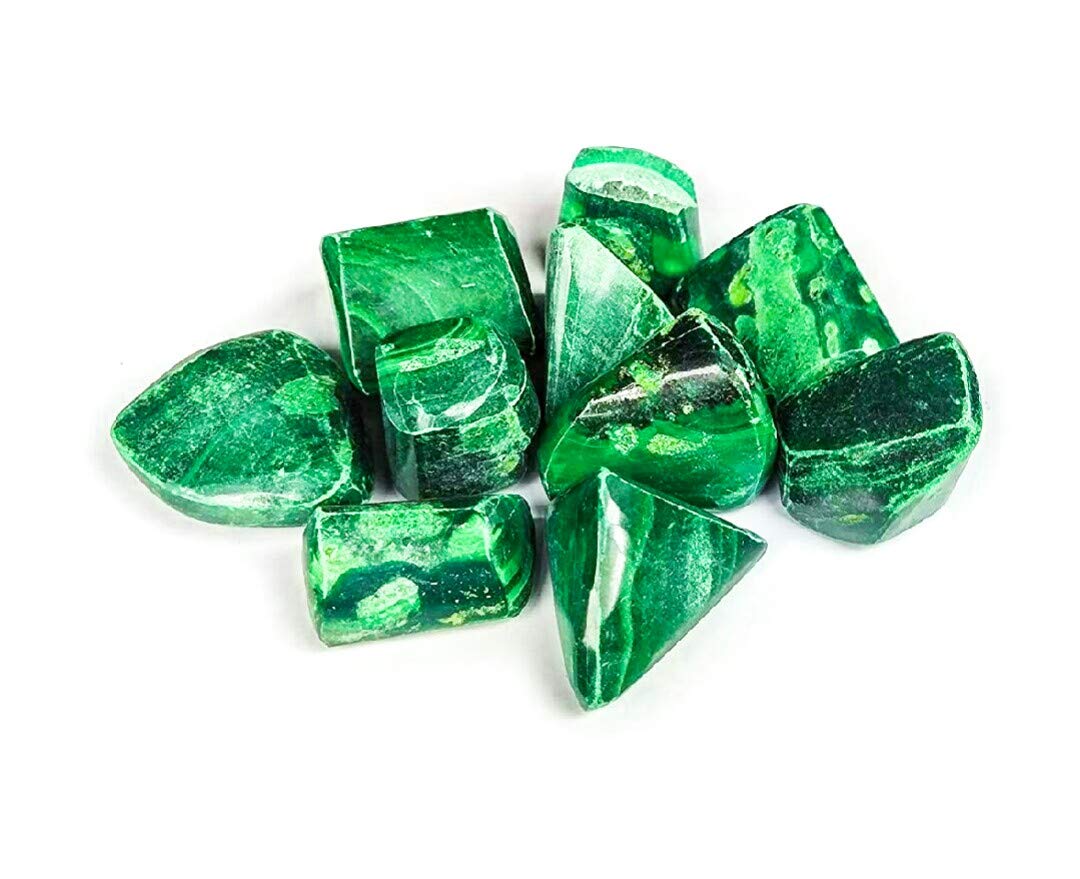 Natural Energised Malachite Tumble Stone - Green 3 pc (B08GJM2NMY) Amazon Price History, Amazon Price Tracker