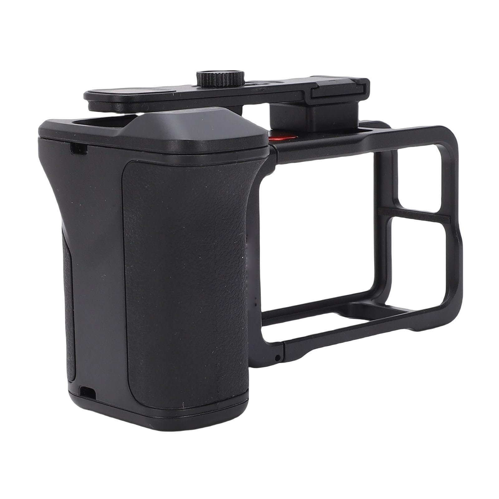 Jiawu Kit Impugnatura per Action Camera, Design Ergonomico Antiscivolo e Robusta Gabbia per Fotocamera Compatibile con le più Popolari Action Camera, Impugnatura con Custodia Magnetica per la
