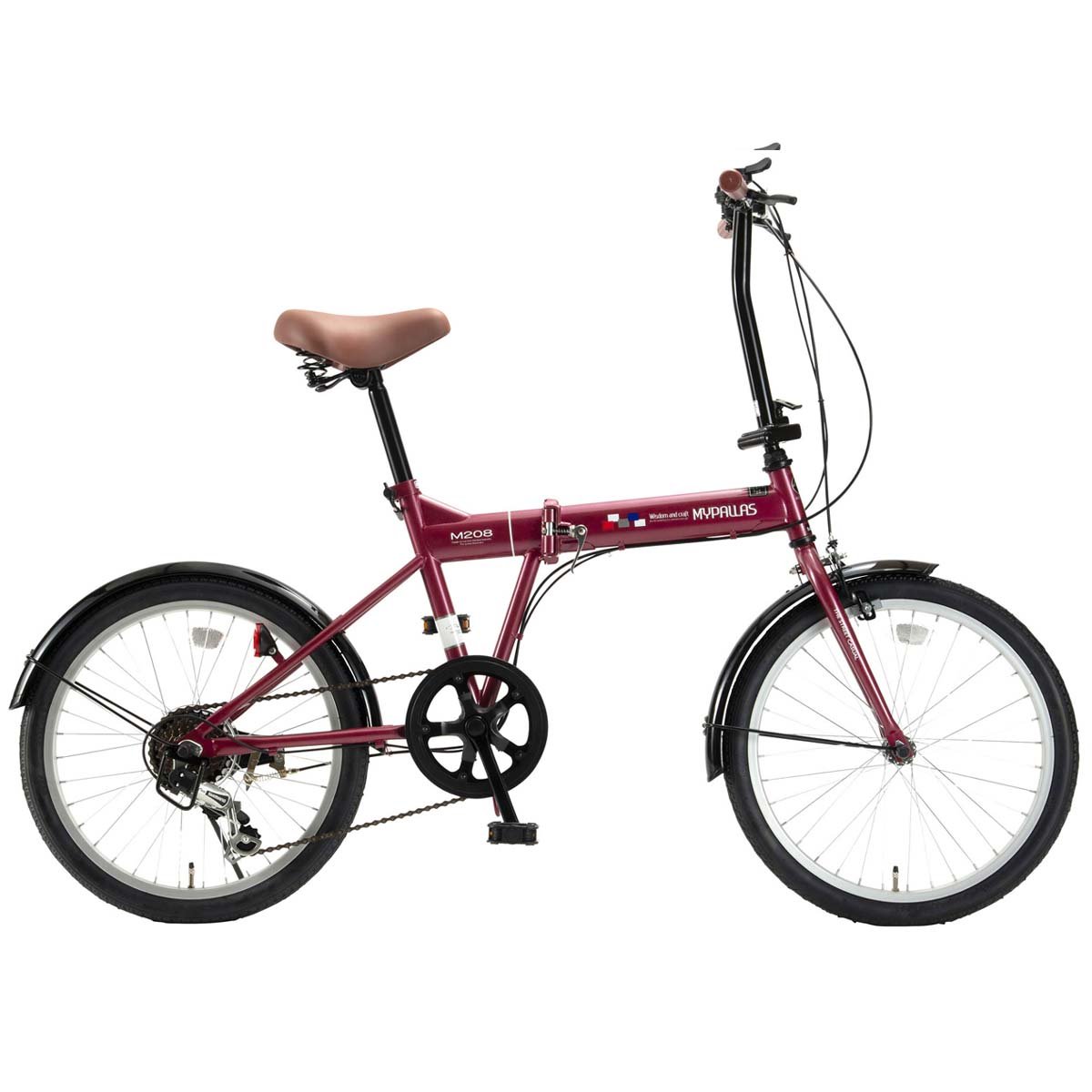 Amazon | My Pallas(マイパラス) 折畳自転車20インチ・6段ギア M-208 