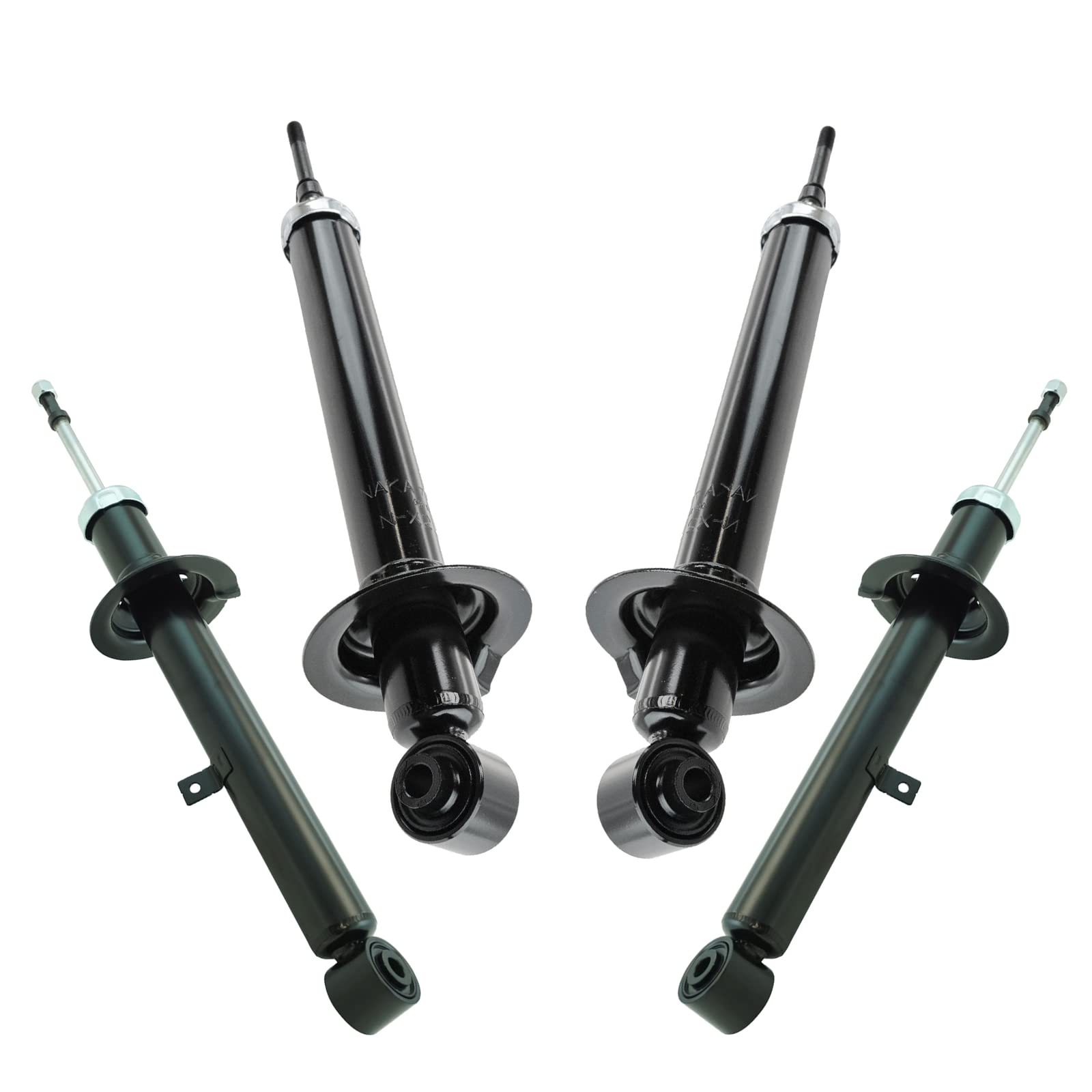 TRQ Front and Rear Shock Absorber Set Compatible with 2006-2013 Lexus IS250 IS350