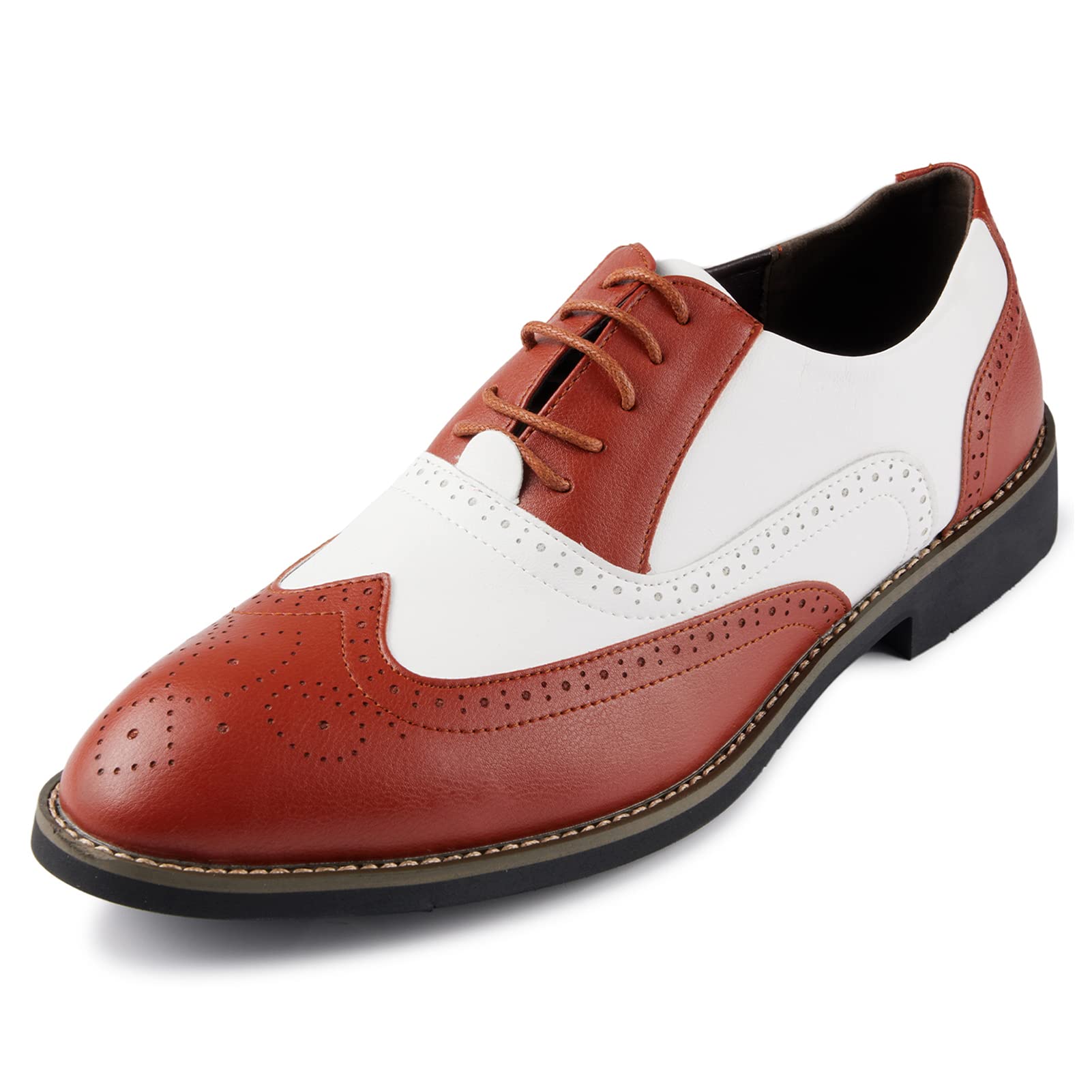 Mens Dress Shoes Classic Brogues Shoes Lace-ups Wedding Monk Brogues  Business Shoes