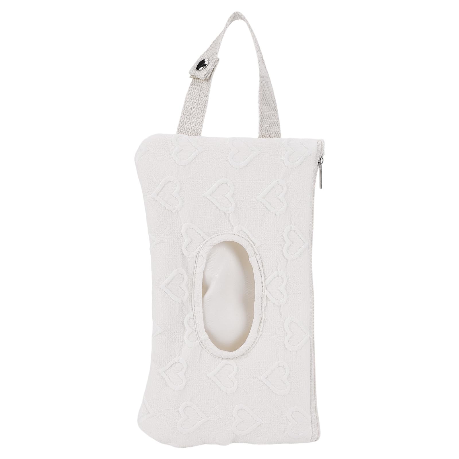 SDSFGX Hanging Wet Wipe Dispenser Pouch Quilted Canvas Floral Tissue Holder Portable Baby Wipes Case for Car & Travel