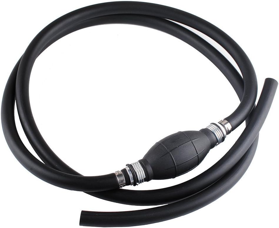 Kalolary Fuel Line Assembly, 5/16" Universal Fuel Hose Nylon Braided