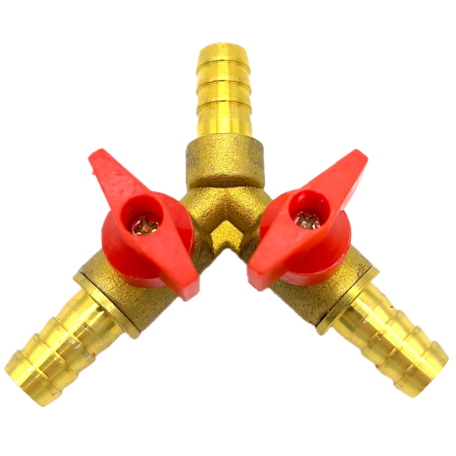 Amazon.co.jp: shymie ガスホース 分岐 y型 銅 3口 ソケット 継手