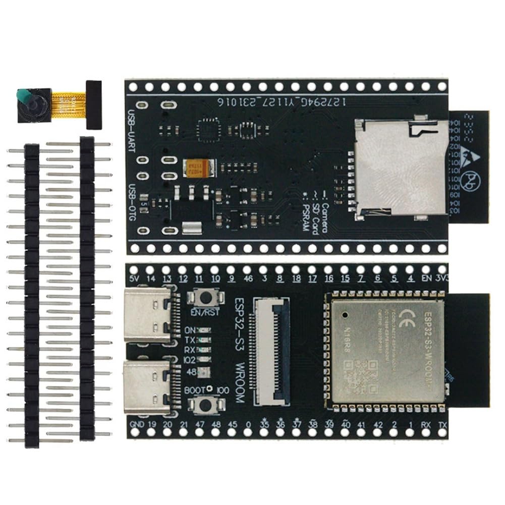 ESP32-S3 WROOM N16R8 CAM Development BoardWiFi Bluetooth Moduł kamery pokładowej ESP32-S3-WROOM-1 N16R8 Łatwa instalacja Łatwy w użyciu z OV5640