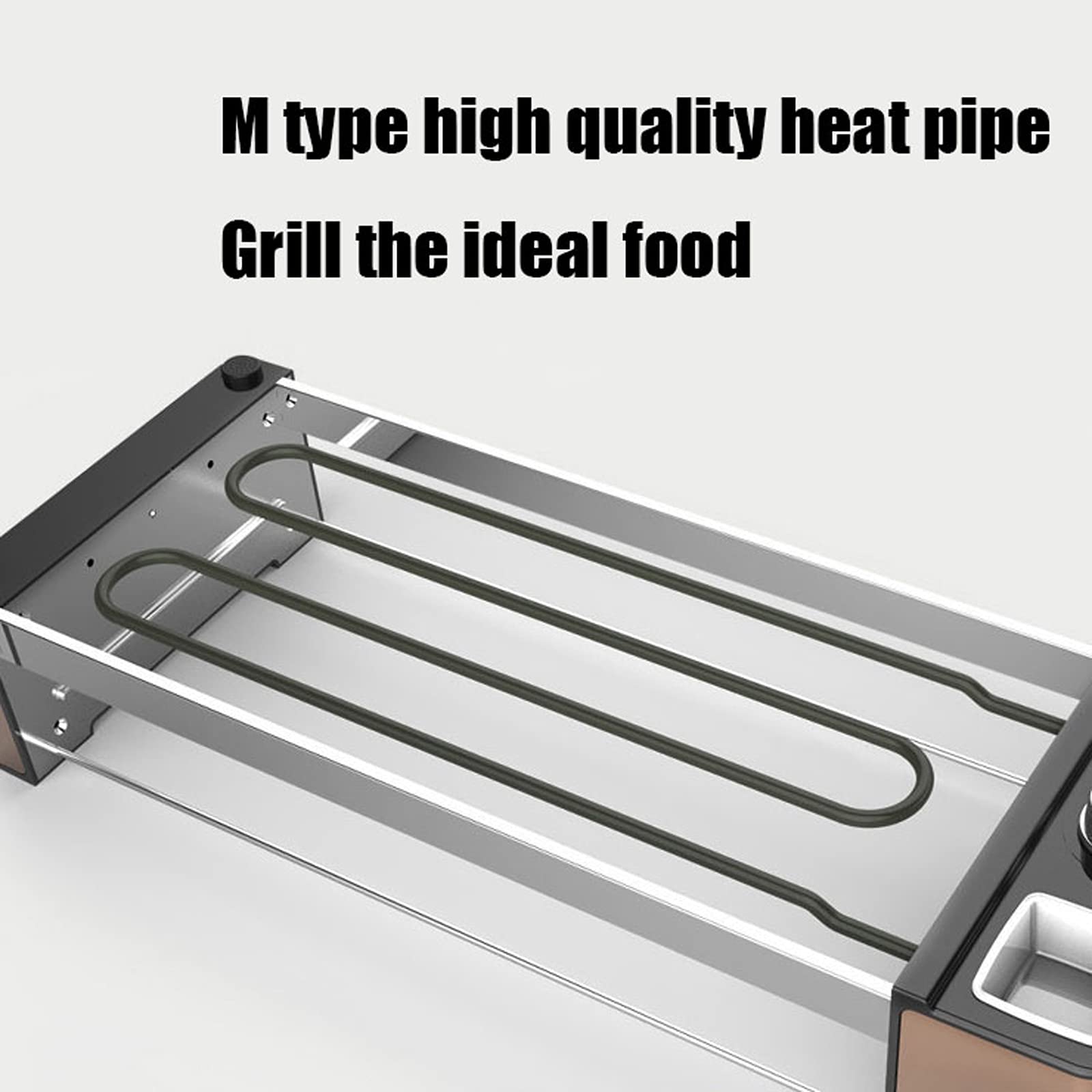 Dwuwarstwowy domowy grill bezdymny, grill elektryczny, elektryczny grill stołowy, wielofunkcyjny elektryczny grill
