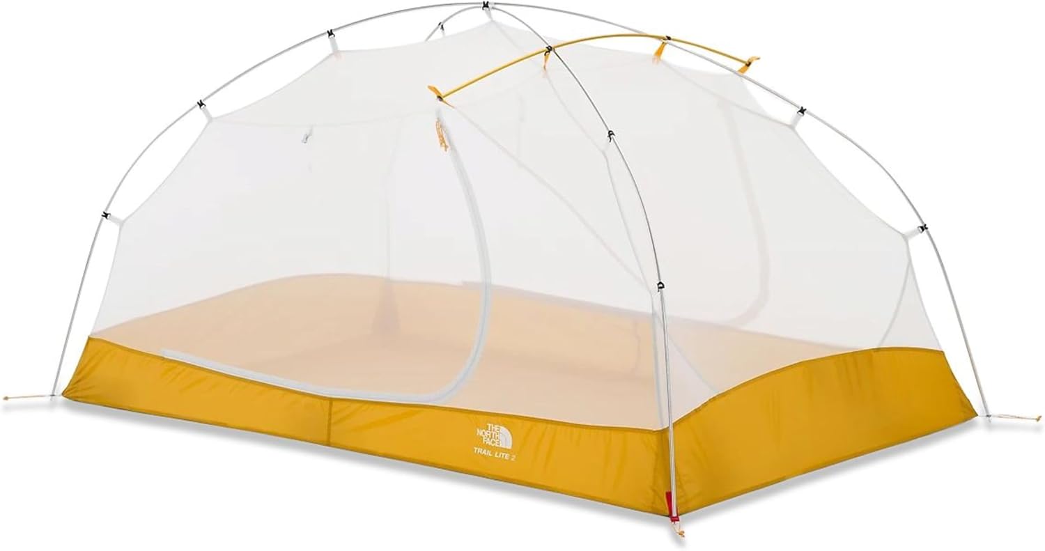 THE NORTH FACE Trail Lite 2 Tent - 2-Person, Khaki Stone/Arrowwood Yellow THE NORTH FACE Trail Lite 2 Tent - 2-Person, Khaki Stone/Arrowwood Yellow