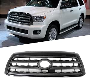 Amazon.com: POWECHOX Front Grill Compatible with Toyota Sequoia 2008 ...